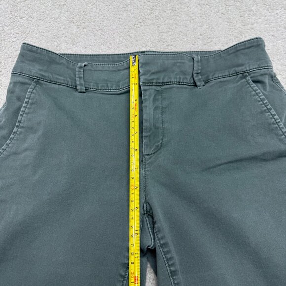 Loft Khaki Green Women's Pants Casual Lightweight Mid-Rise Trousers, Size 8 - Picture 8 of 10